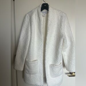 Elegant White Teddy Jacket